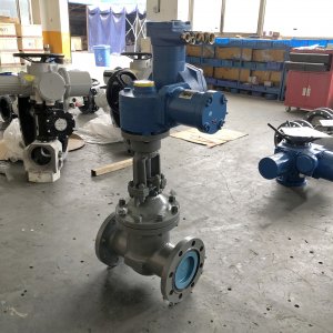 礦用電動閥門MKZ941H-40 DN150防爆（礦山、冶