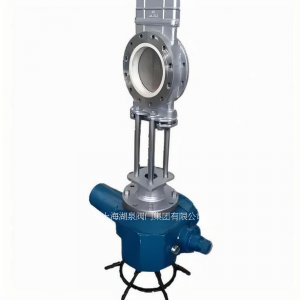 穿透式電動刀閘閥Z973X/H?-10  DN200，DN25